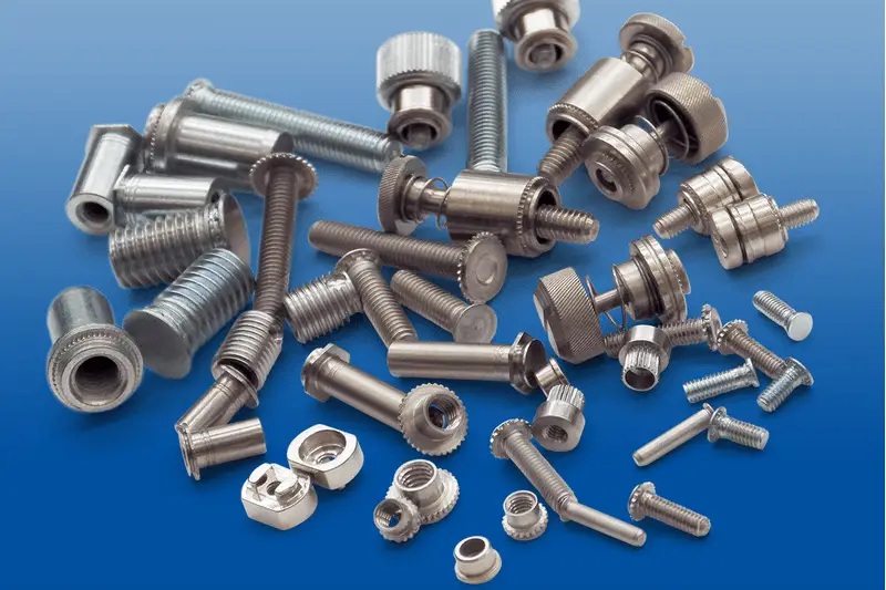 Bolzen und Muttern zum Einpressen in Aluminium